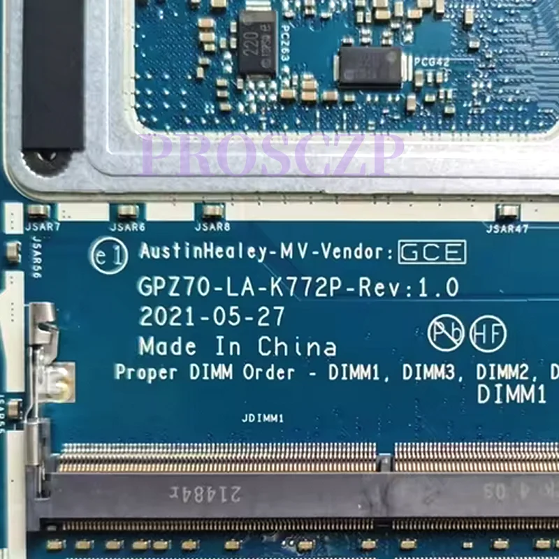 

GPZ50 LA-K771P LA-K772P M86081-601 M86079 For HP ZBook Fury 15 G8 Laptop Motherboard With I5-11500H I7-11850H I9-11950H CPU Test