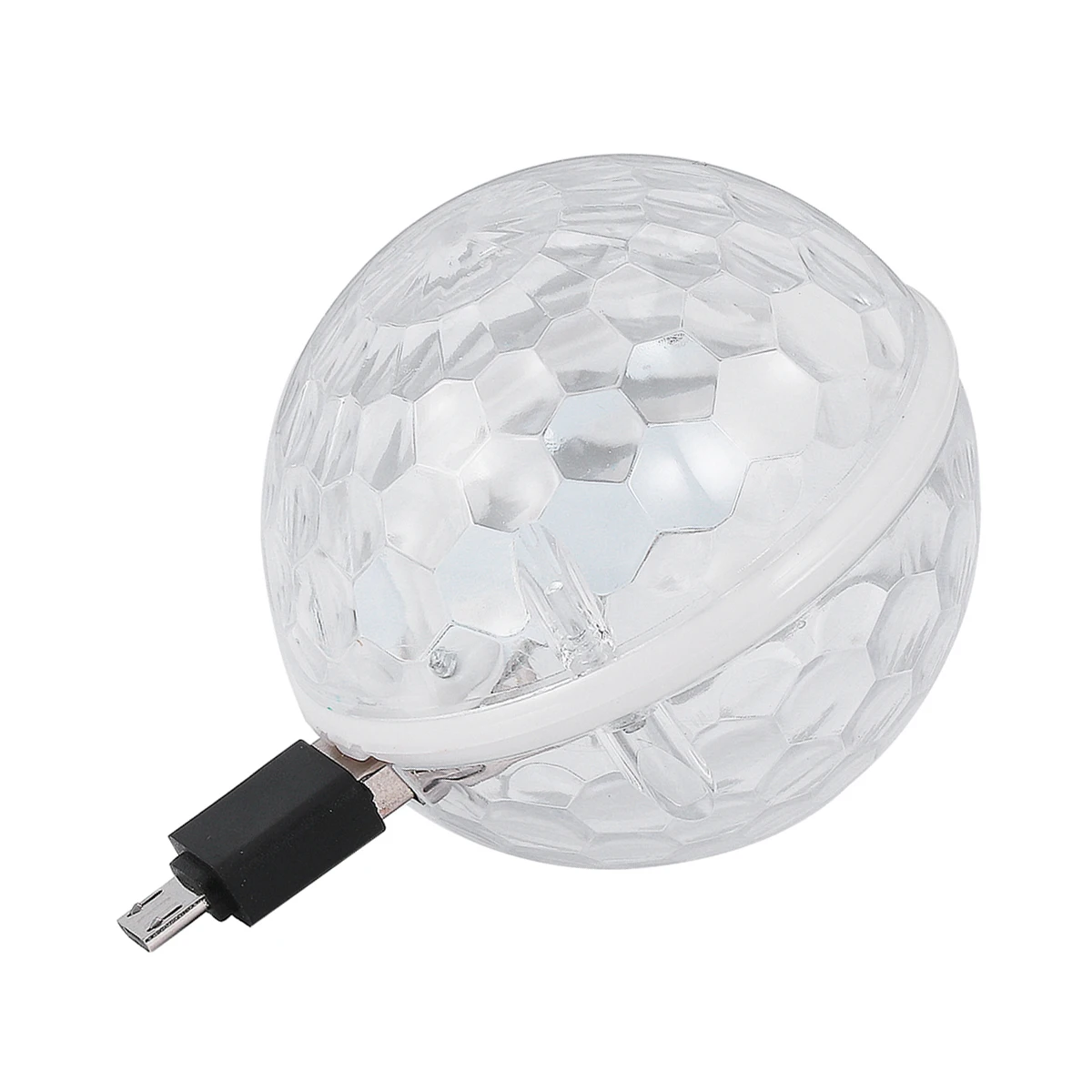 

1pc Crystal Led Light Usb Powered Mini Disco Lights Portable Stage Ball For Dj Karaoke Party Decoration Cool