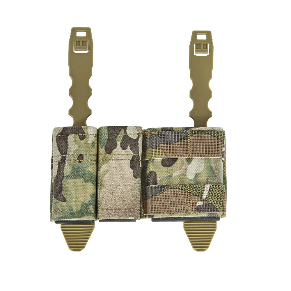 Double Dump Pouch, Flashlight Holster for 9mm 5.56 Mm, Magazine Pouch Molle Tool Bag, Safety IFAK Mag  Pocket