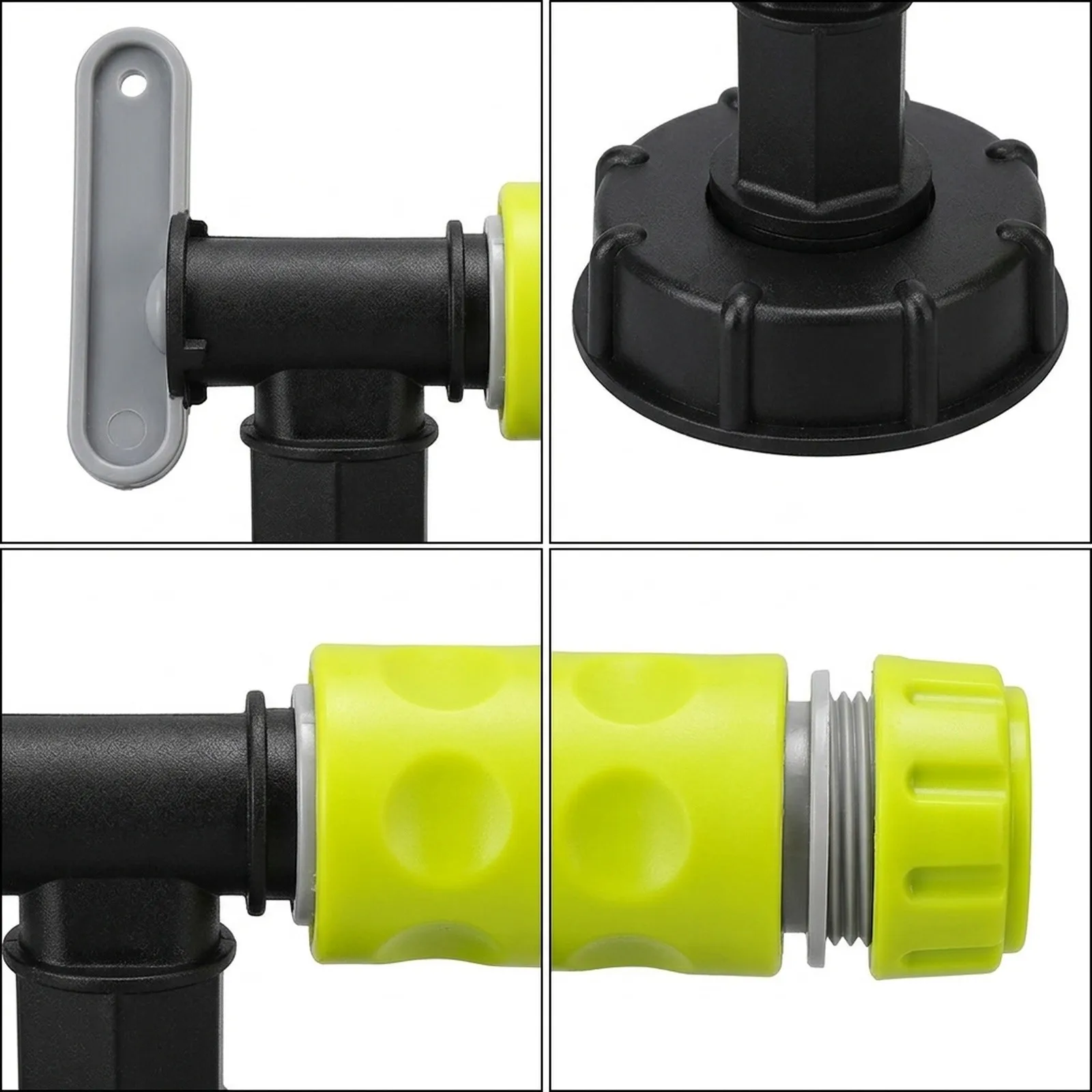Connector Set Water Butt Tap Garden Hose Thread 3/4\'\' for bsp Watering Equipment Parts Quick Click Replacement Sale Hot New