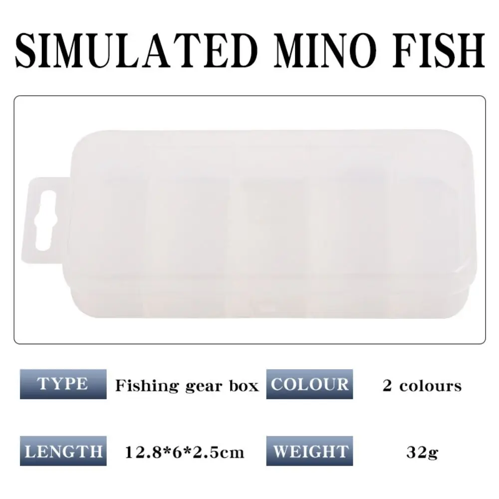 5 Compartments Fishing Lure Box Waterproof Portable Lure Storage Box Multifunctional Plastic Fishing Tackle Case Fishing Tools