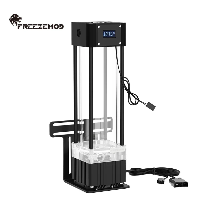 FREEZEMOD 워터 쿨러 워터 펌프 및 탱크 키트 통합 VA LCD 화면 온도 디스플레이.PUB-FS6WX