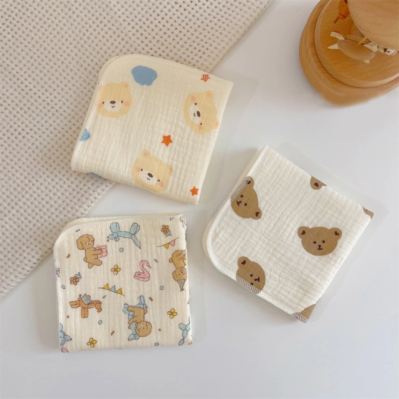 ผ้าเช็ดตัวเด็กอเนกประสงค์ผ้าฝ้าย Muslin Baby Bibs Burp Cloths ผ้าเช็ดหน้าทารกแรกเกิด Dropship