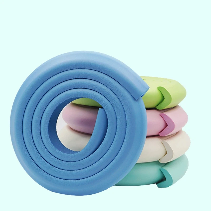 شريط حماية ناعم لسلامة الأطفال بطول 2 متر - واقي زوايا الطاولة على شكل حرف L مثالي للاستخدام المنزلي لسلامة الأطفال في رياض الأطفال #1