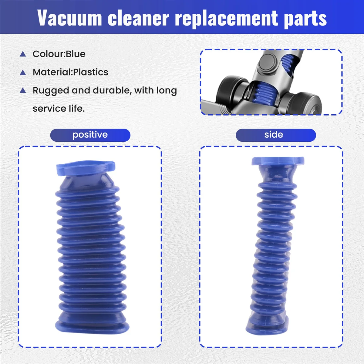 For V6 V7 V8 V10 V11 Soft Velvet Roller Suction Hose Replacement for Home Cleaning Vacuum Cleaner Accessories Part