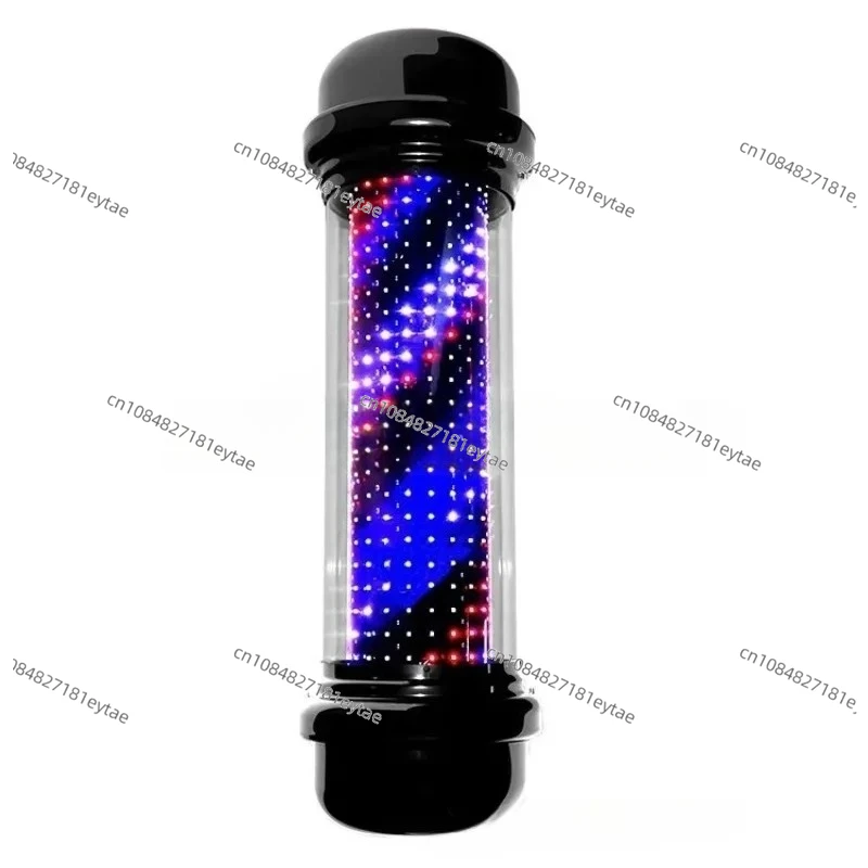Suitable for Barber Shop Logo Light, Column, Red, White and Blue,, Wall Turning Light