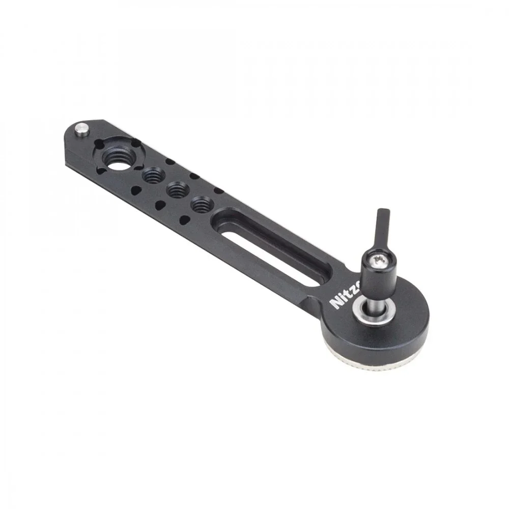 NITZE NATO RAIL مع ARRI ROSETTE، تمتد 15 مم مشبك قضيب واحد إلى لوحة تركيب السكك الحديدية الناتو ﻿