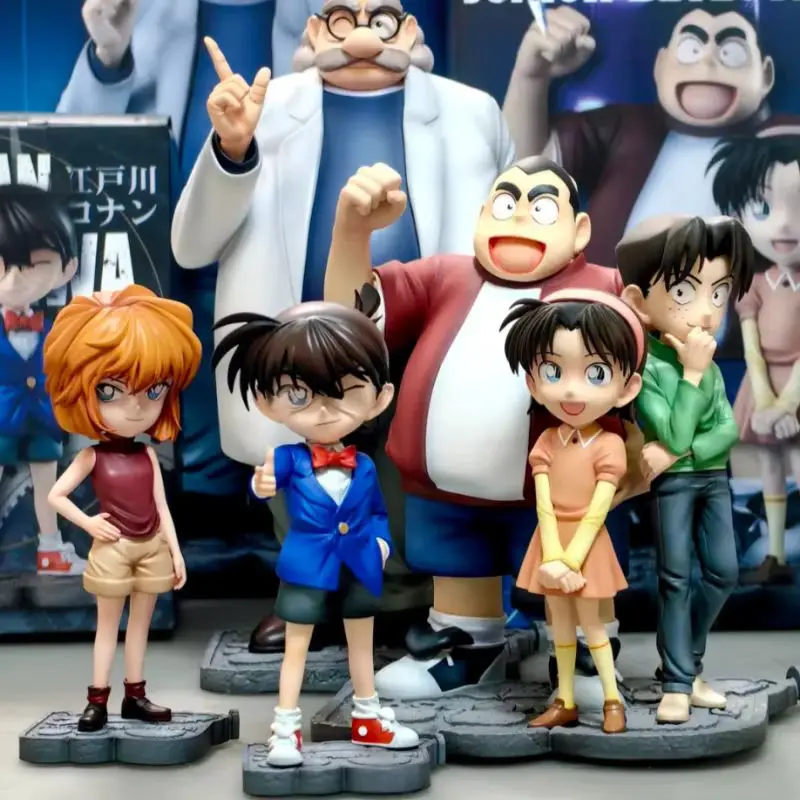 

В наличии Детектив Конан Фигурка Конан Эдогава Анита Хайли Эми Лейгер Митч Теннисон Коджима Гента Аниме Фигурки Модель Подарки