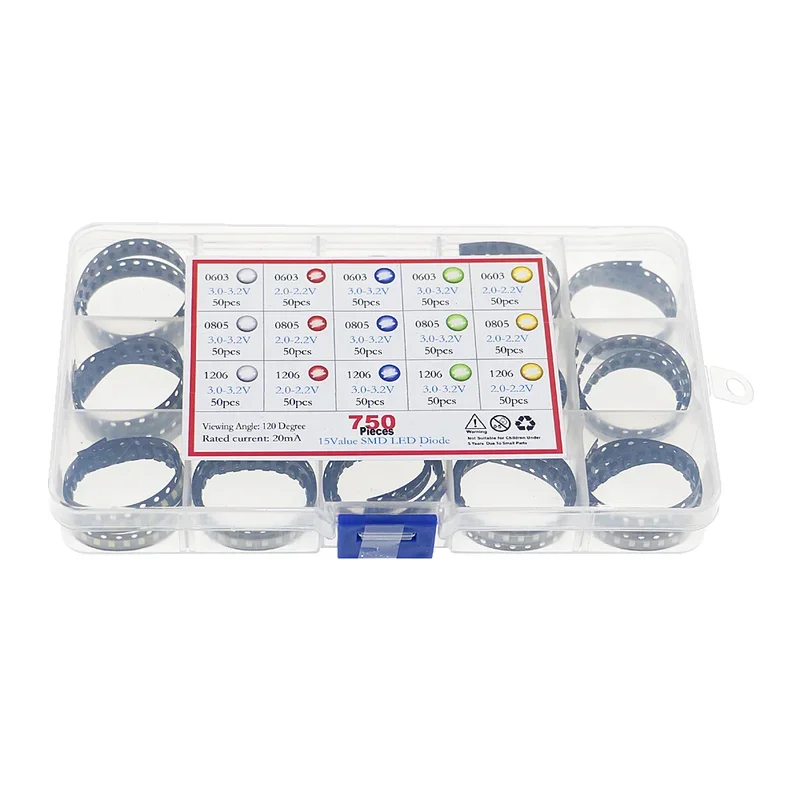 750Pcs 0603 0805 12…