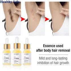 Permanent Hair Removal Inhibiting Serum Underarm Legs and Arms Hair Growth Inhibitor Beauty Care Bottles are safer