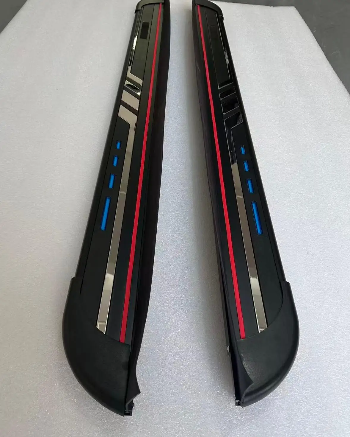 2 قطعة مناسبة لنيسان باثفايندر 2022-2025 لوحات الجري خطوات جانبية Nerf بار الألومنيوم ZY