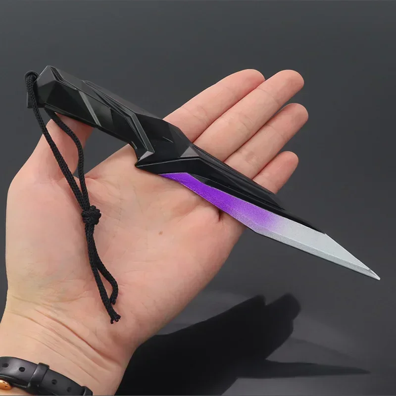 18cm Valorant Game Figure Singularity Knife Melee Alloy Material Collection Model Samurai Sword Keychain Decoration Gifts Toys