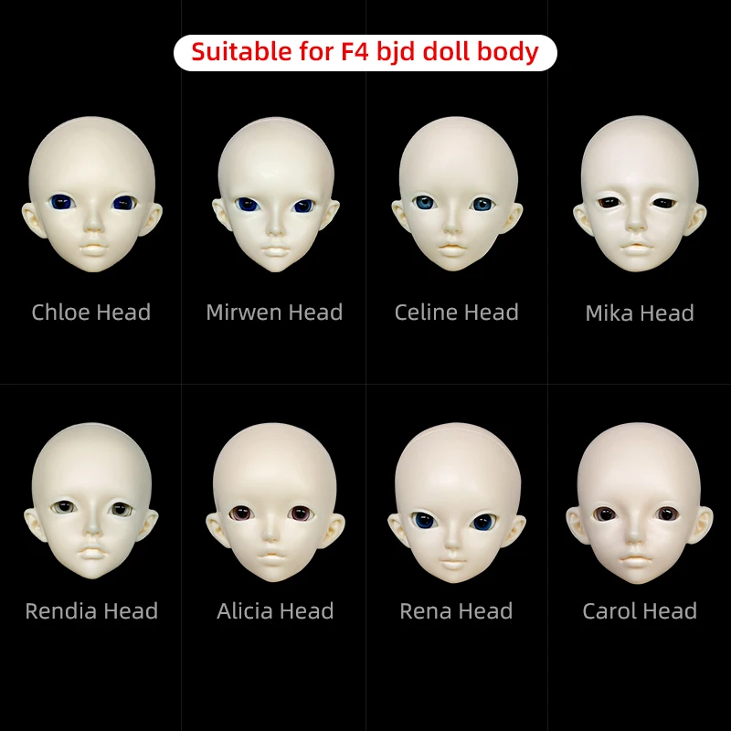 Fairland Minifee Head Only Bjd doll Head Face Up can be Choosen Resin MSD Kit BB Fairyland Toy Gift for luodoll Use