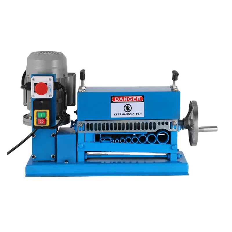 Electric Wire Stripping Machine 220V/110V Cable Stripper for Removing Plastic & Rubber from Wire, Copper Recycle 1.5mm-38mm