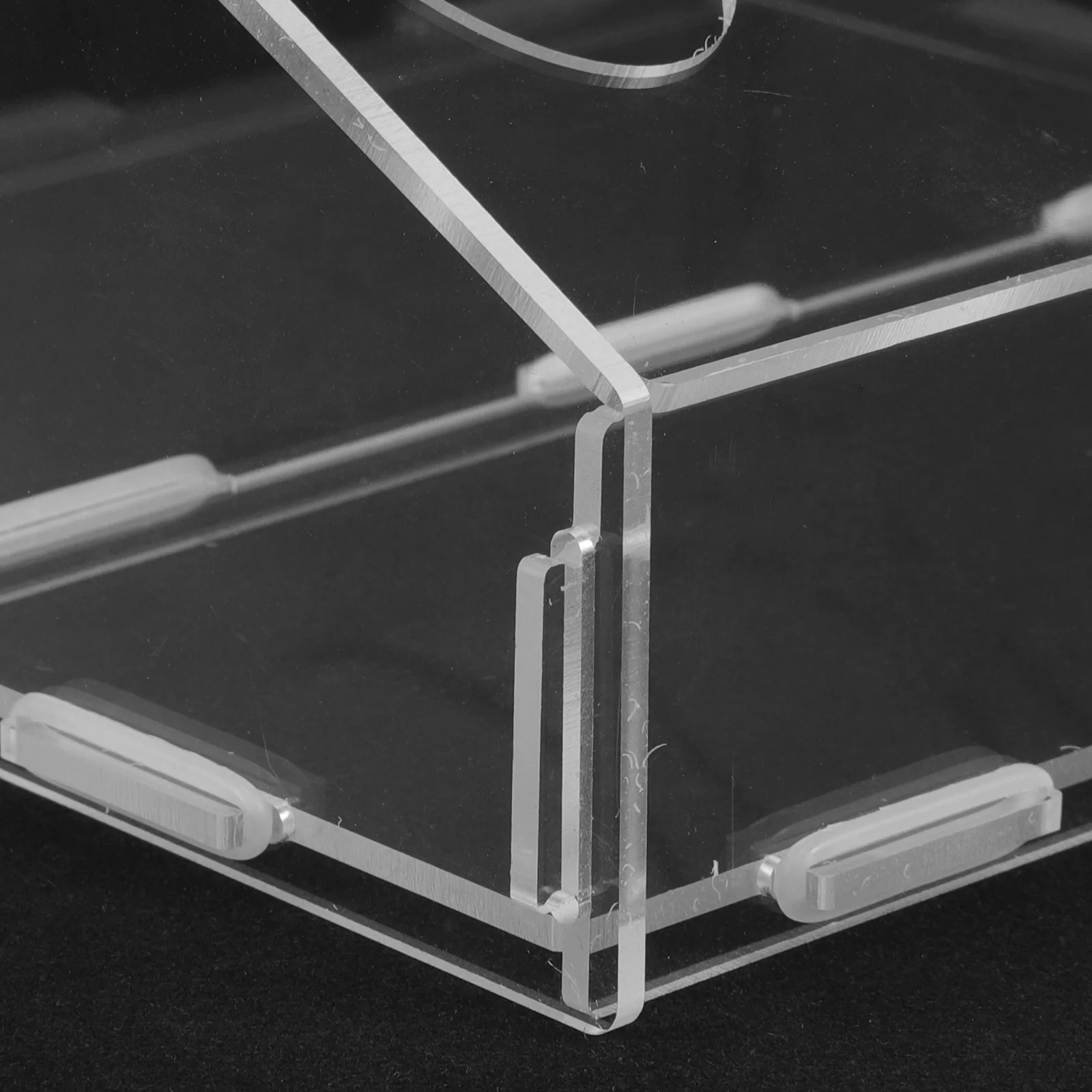 

Rutin Chicken Feeder Bird Trough Poultry Feeders Acrylic Feeding Holder Lightweight Durable Anti Spatter Suitable Birds