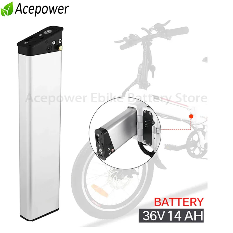 For ANCHEER AM1908 AM001908 ADO A16 36V 8Ah Folding Electric Bicycle Battery DCH014 36V 7.8Ah 10.5Ah 14Ah EBike Battery