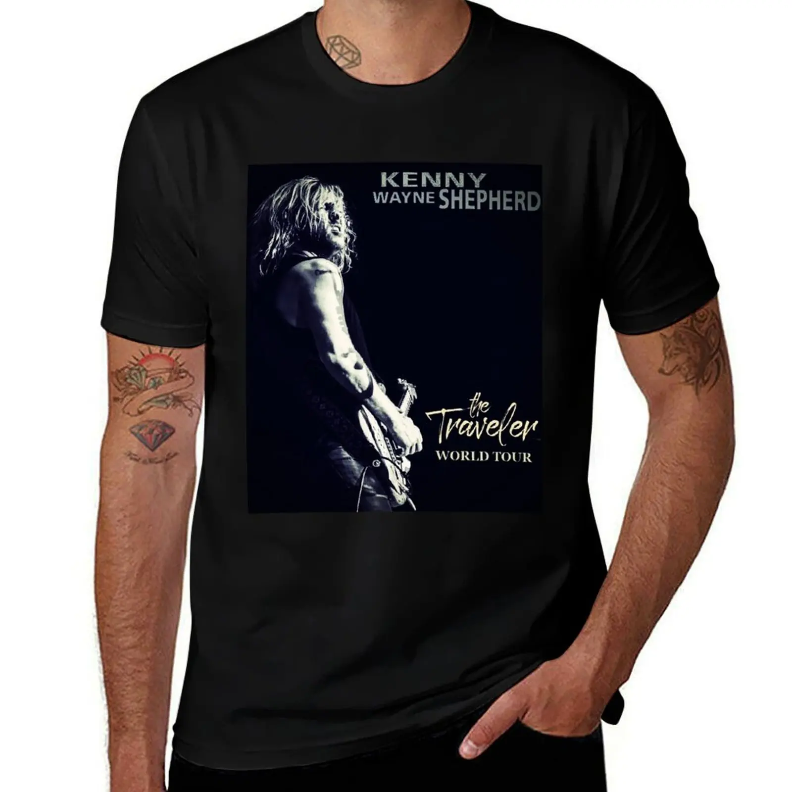 

Kenny Wayne Shepherd T-Shirt Casual Fashion Short Sleeve Cotton T-Shirt