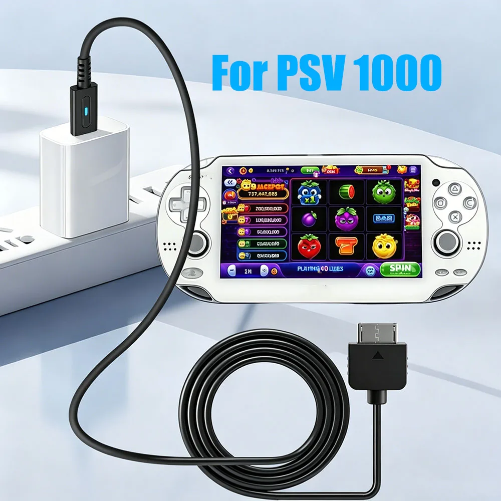USB C Male Cable For Playstation Vita 1000 Controller Charging Adapter Type C LED Convert Cord For PSV 1000 Console Power Wire