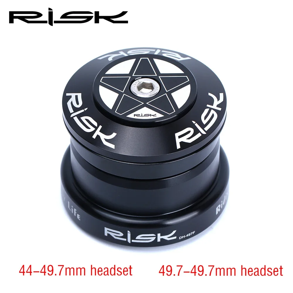 Risk Semi-Integrated Bike Headset Double Bearing DH External Bicycle Headset for 28.6 1 1/8 \