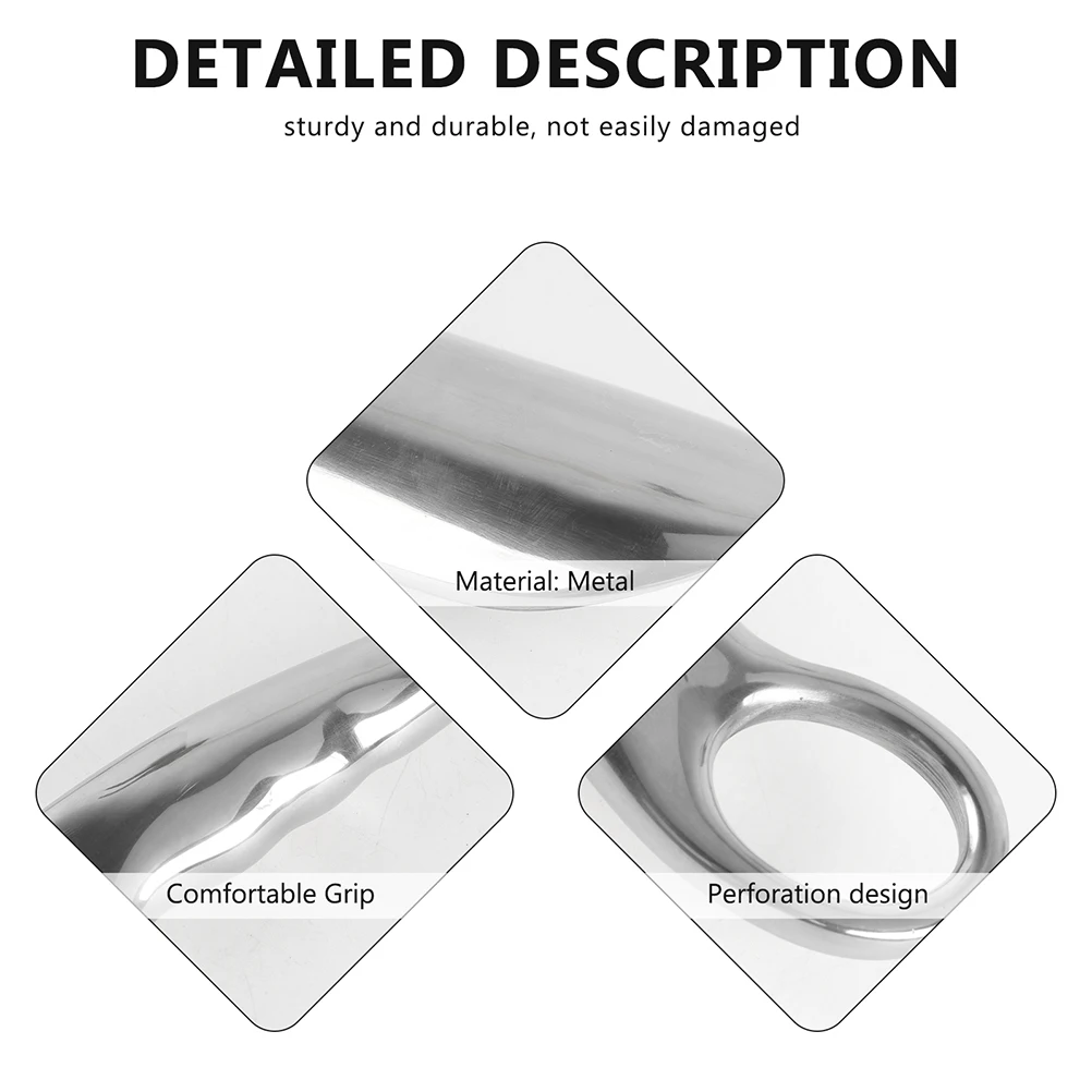 

Shoe Lifter High Durability Shoehorn Stainless Steel Metal Long Funnel Horns Wide Feet Simple Tool Ergonomic Design Tough