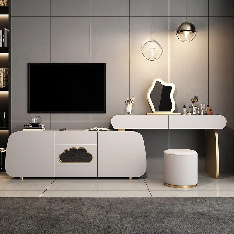 Modern desk, chest, bedside storage, dresser table, integrated solid wood bedroom
