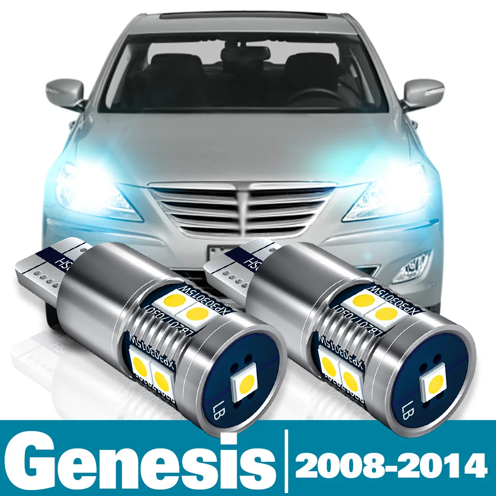 

2pcs LED Parking Light For Hyundai Genesis Accessories 2008 2009 2010 2011 2012 2013 2014 Clearance Lamp