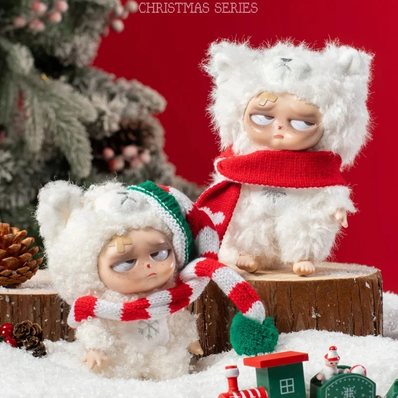 

Новая рождественская серия Grumpipi без бретелек, ограниченная серия, Mystery Box, виниловая милая кукла, милые куклы, декор с подвеской, Рождественский подарок