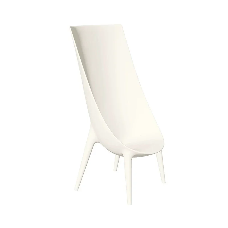 Freizeitstuhl mit hoher Rückenlehne, einfacher einzelner Tigerstuhl, Glasfaser-Modell, Wohnzimmer, Lobby