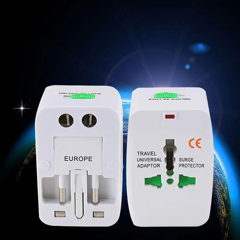 All in 1 Travel Plug Adapter Universal Worldwide US UK AU EU Electrical Power Adapters