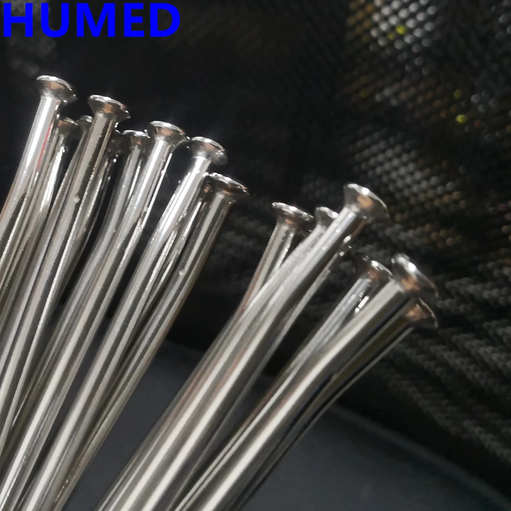 

36pcs/lot E-Bicycle Spokes 304 Stainless Steel 8G Spokes Diameter 4.0mm Motorcycle Whee Spokes With Nipples