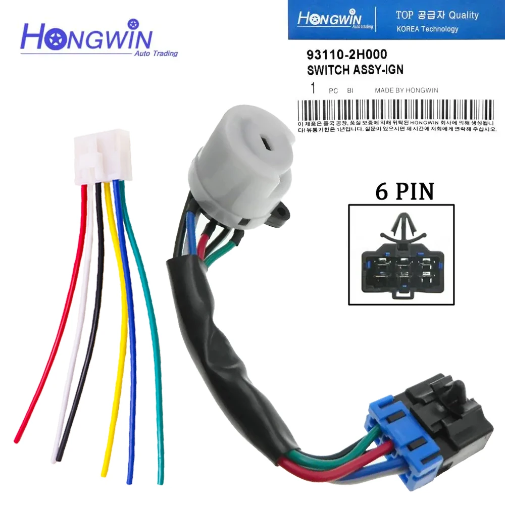 

Переключатель стартера зажигания 93110-2H000 для Hyundai Elantra i20 HD Kia Cee 'd 2006-2010 931102H000 93110 2H000 FWD бензиновый 1,6 л
