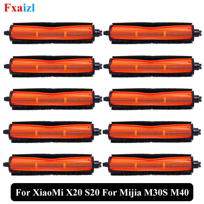 Für Xiaomi X20+ X20 Plus S20+ für Mijia M30S M40 Omni 1S B116 Staubsauger-Ersatzteil: Anti-Verhedderungs-Haarrollenbürste Zubehör