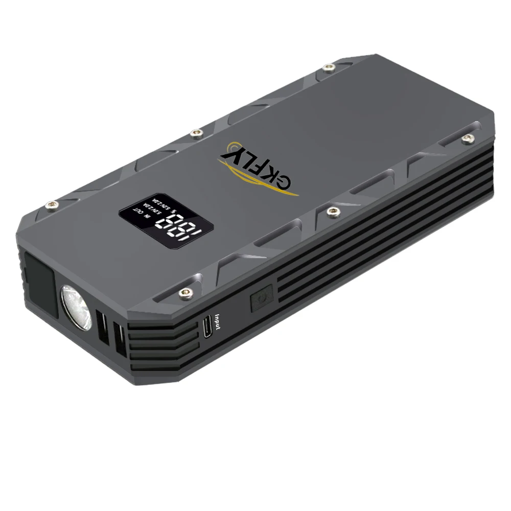 GKFLY 3000A 5000A 9000A Auto Starthilfe Power Bank Tragbare 12V Start Gerät Power Auto Batterie Booster Buster für 10,0 L 8,0 L – Detail 15