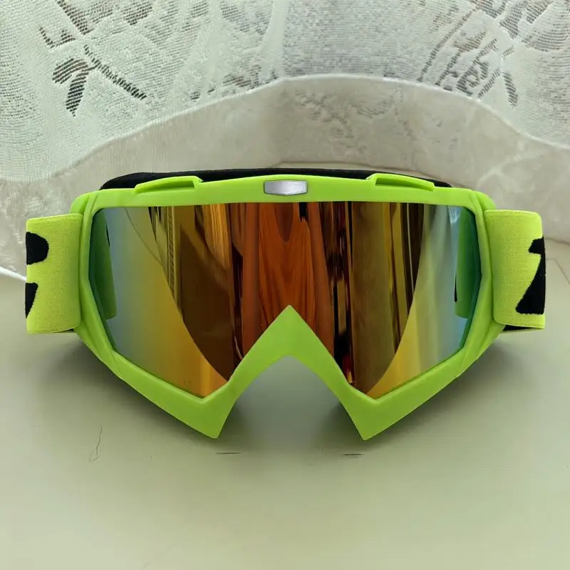 ATV Quad Riding Goggles Sand‑Proof Sweat‑Absorb Padding Helmet‑Friendly for Enduro All‑Terrain Outdoor Adventure