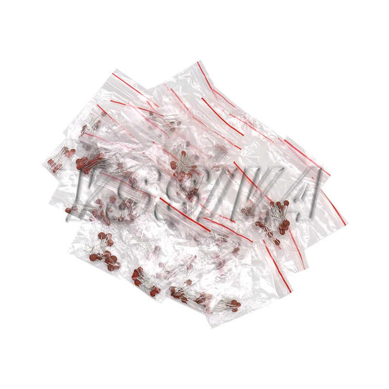 300pcs/960pcs Ceramic Capacitor Set 2pF-0.1uF Electronic Components Capacitor Assorted Kit Samples DIY