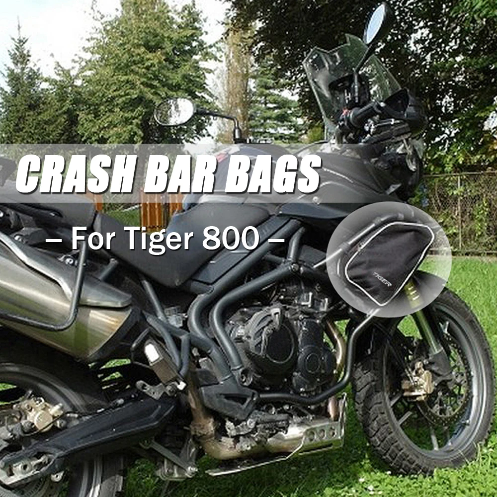 For Tiger 800 For Givi For Kappa Crash Bars NEW Motorcycle Frame Crash Bars Waterproof Bag Repair Tool Placement Bags
