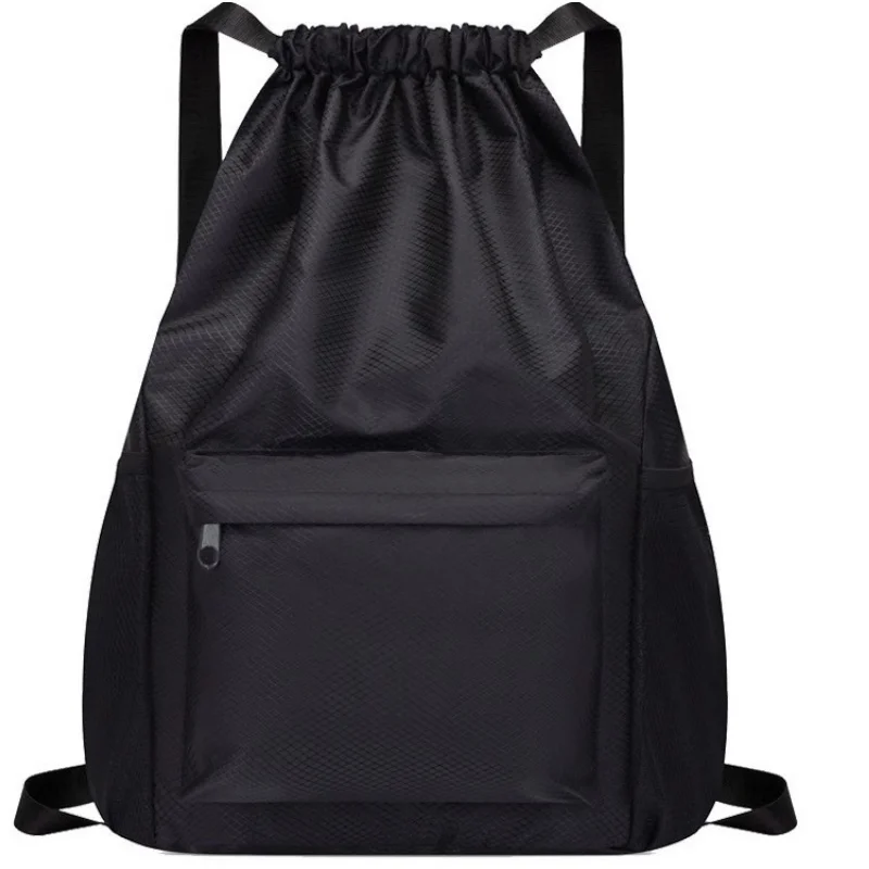 1pc Sports Drawstring Backpack Sport Fitness Travel Outdoor Sackpack Large Capacity Gym Swim Beach Bags Basketball Bag