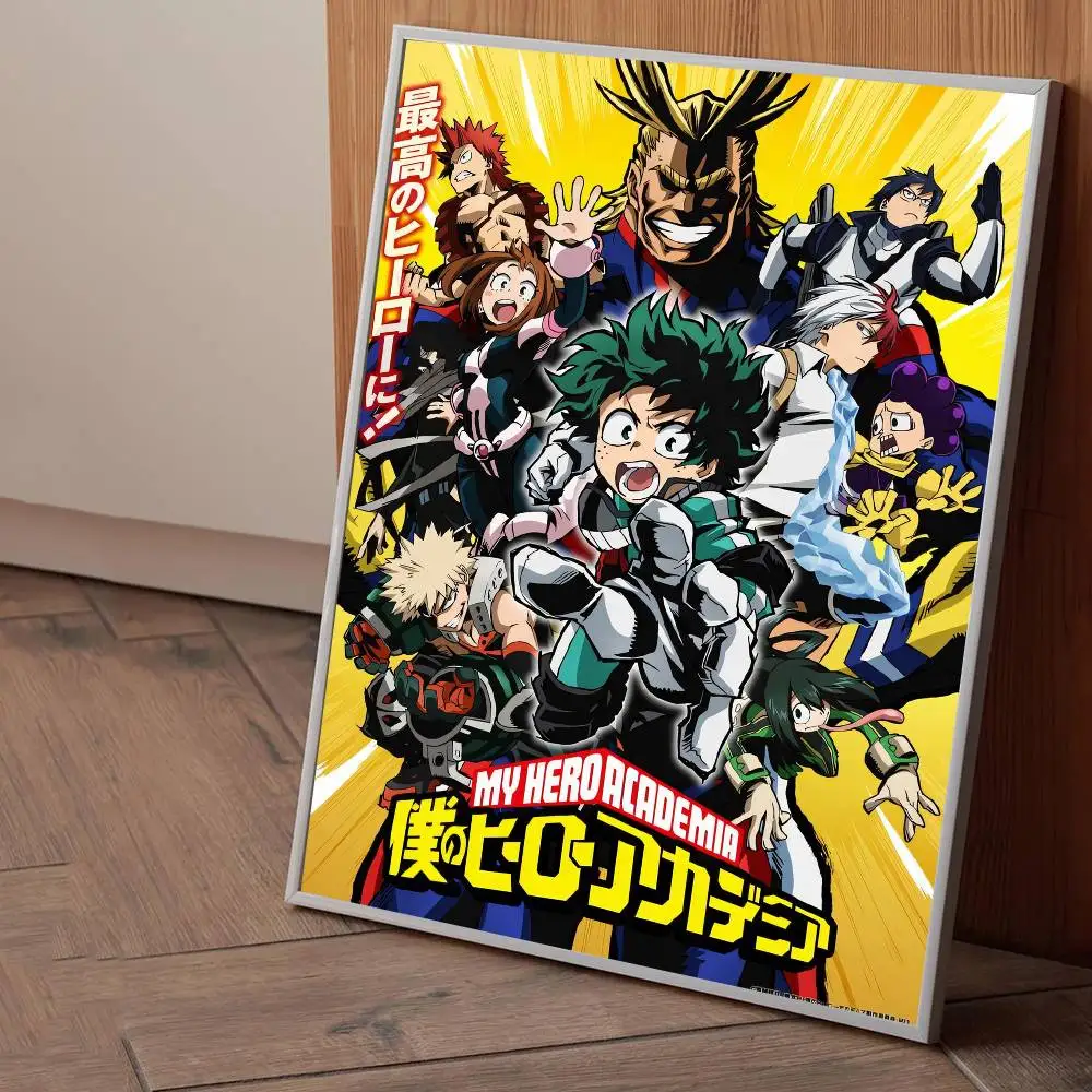 أنيمي Midoriya Izuku بطلي الأكاديمية ملصق رائع جودة عالية طباعة مقاوم للماء جدار الفن ملصق لشريط غرفة المعيشة ديكور هدية