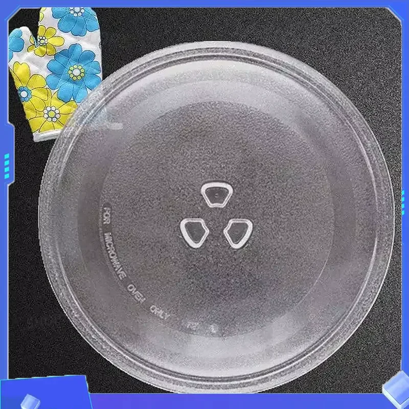 for Microwave Oven Glass Turntable Tray Base 24.5cm Replacement Plate Dish Support Rotating Ring Universal Fit Kitchen