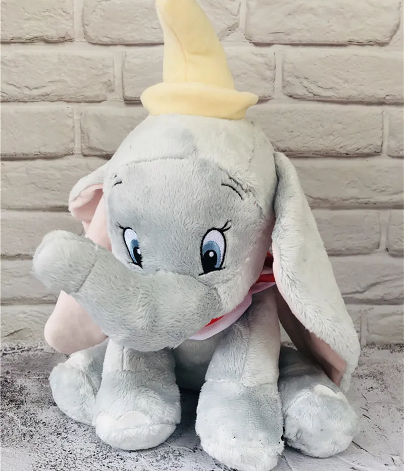 Official ShangHai Disney  Dumbo Plush Toy Dolls High Quality Birthday Christmas Gift For Children 18CM/26CM