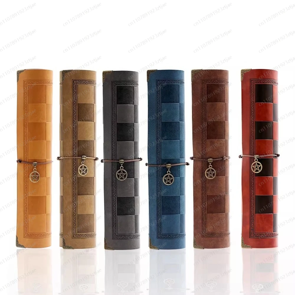Chess leather chessboard leather jumping board game accessories with metal protective corner