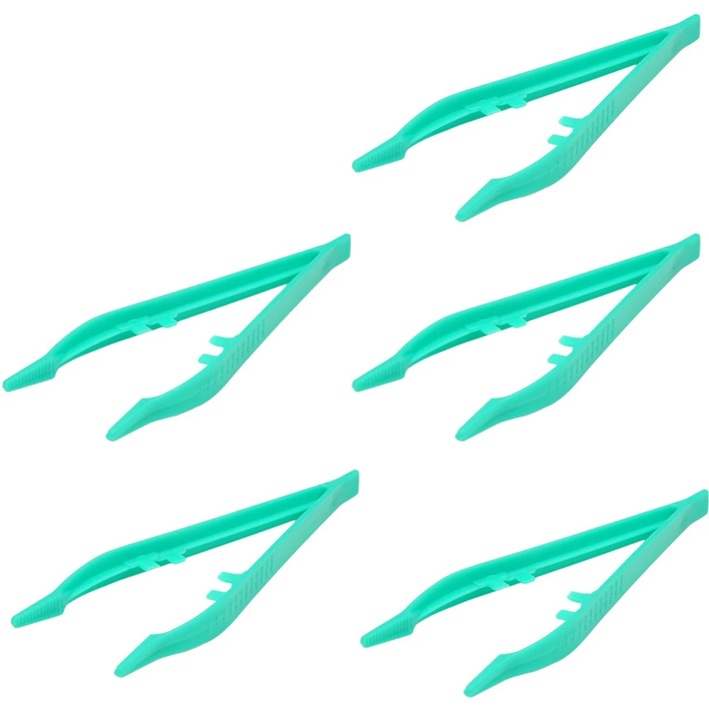 

20pcs Reptile Feeding Clamp Hygienic Plastic Tweezers for Terrarium Tank Pet Supplies Easy Clean Durability