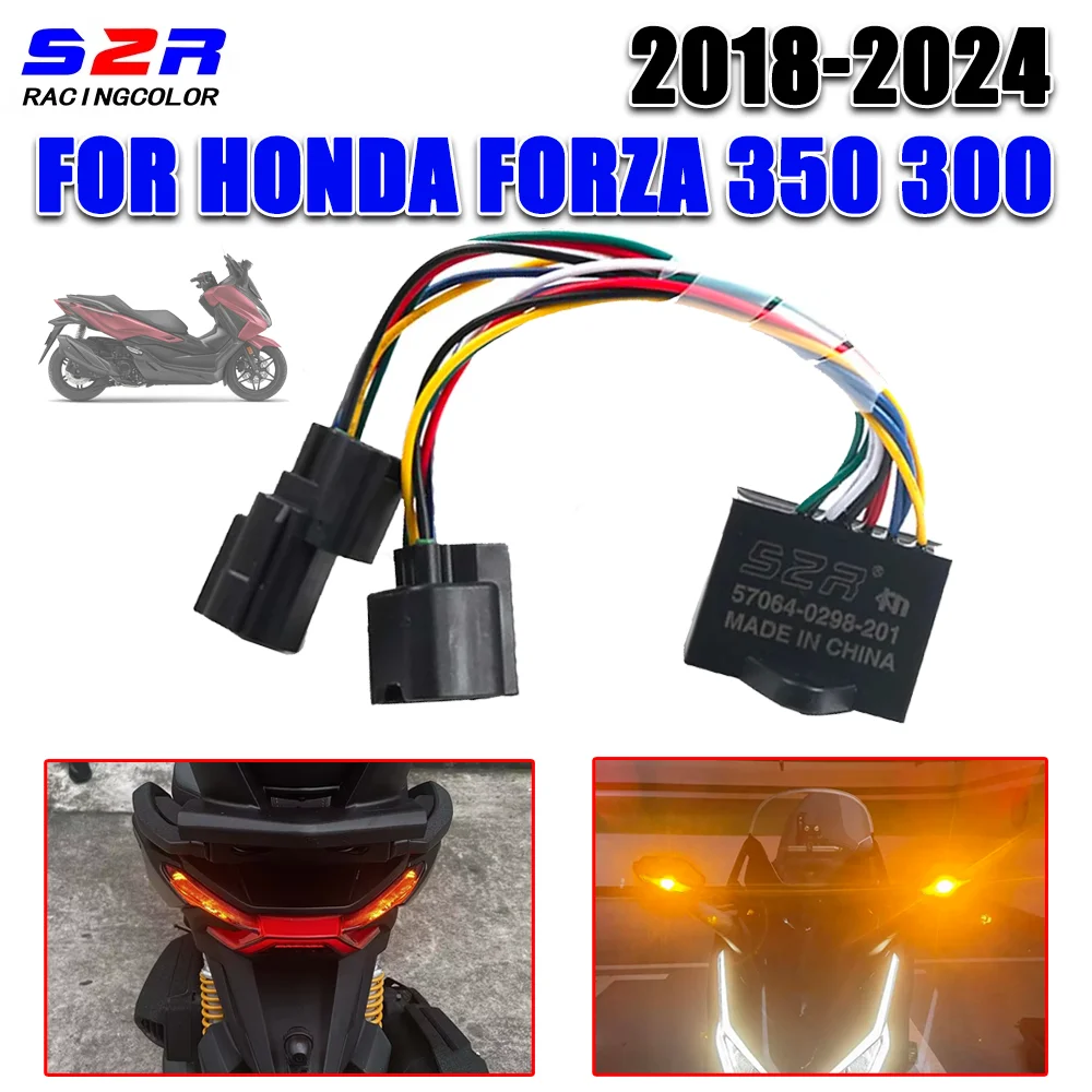 

Motorcycle Turn Signal Flasher Light Switch Double Flash Hazard Warning Function For HONDA Forza 350 300 NSS Forza350 Forza300
