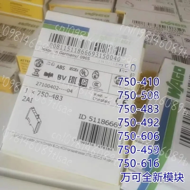 

Модули ввода-вывода серии 750 – 750-410, 750-508, 750-483, 750-492, 750-606, 750-616 для автоматизации ПЛК