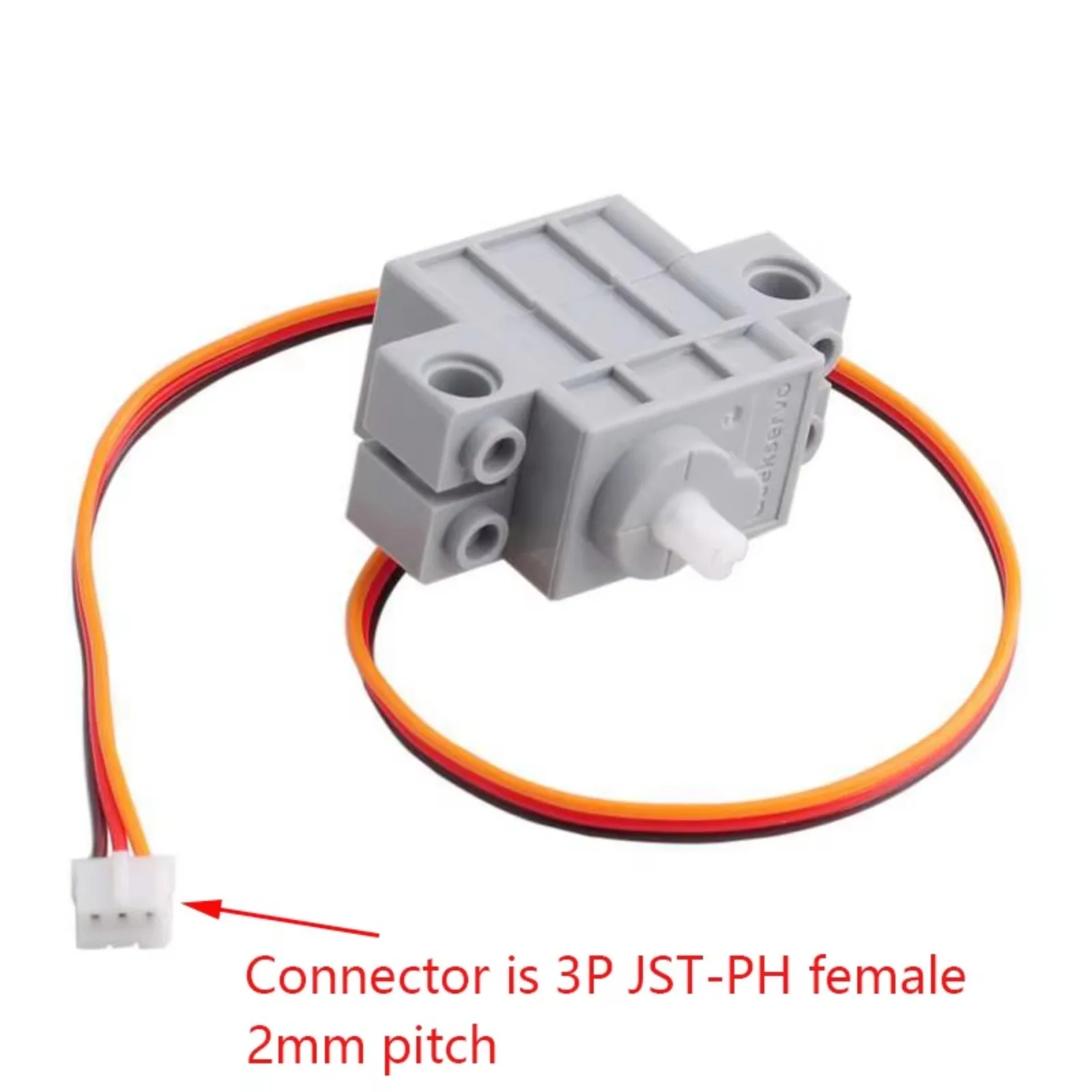 4 pezzi Geekservo 270 gradi programmabile grigio Geek Servo/ruote dell'asse trasversale per fai da te Micro:bit Robotbit per LEGOeds Building Brick