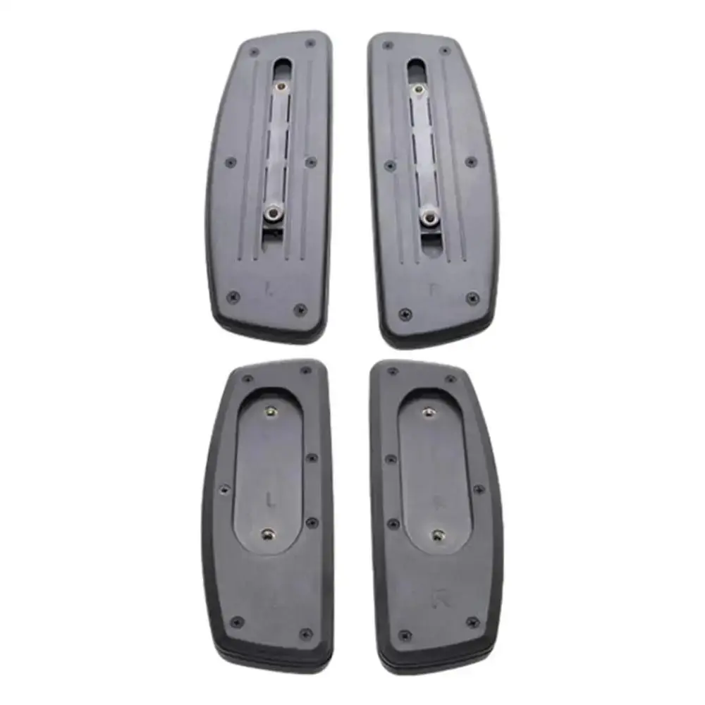 1Pair Easy Installation Office Chair Replacement Armrest with Mounting Hole Fixed/Sliding Mount Desk