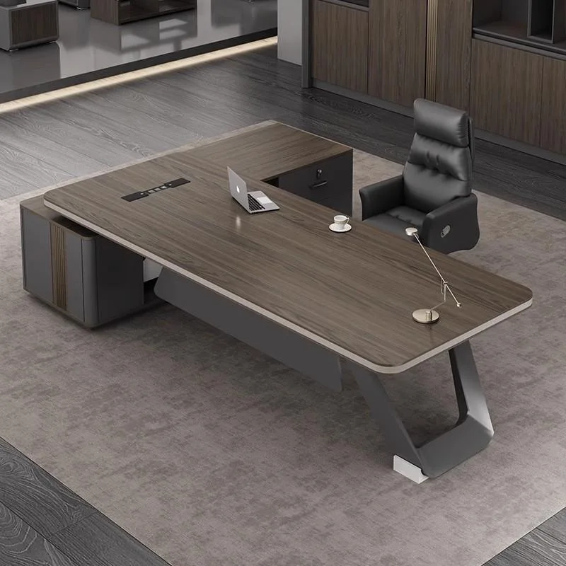 Chairperson, President's Desk, Executive Desk, Boss Desk, Desk Manager, Office Desk and Chair Combination