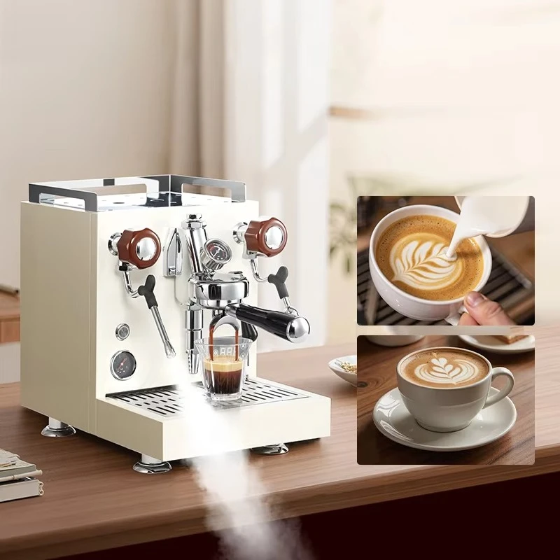 -For Stainless Steel Semi-Automatic Electric Coffee Maker Espresso Machine 12 Bars Pressure Household Car RV Outdoor*