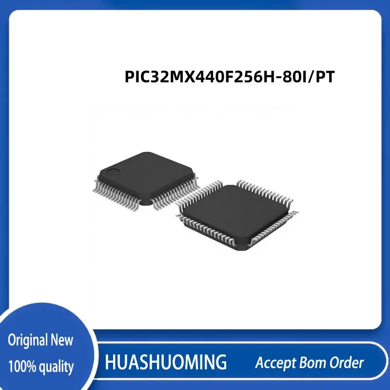 

5PCS-10Pcs/Lot PIC32MX440F256H-80I/PT PIC32MX440F256H-80I PIC32MX440F PIC32M PIC32MX440F256H TQFP64