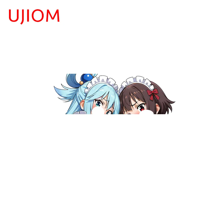 UJIOM Anime Megumin Wall Sticker High Quality Waterproof Refrigerator Vinyl Decal Trendy Air Conditioner Decoration Accessories